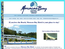 Tablet Screenshot of maracasbay.com